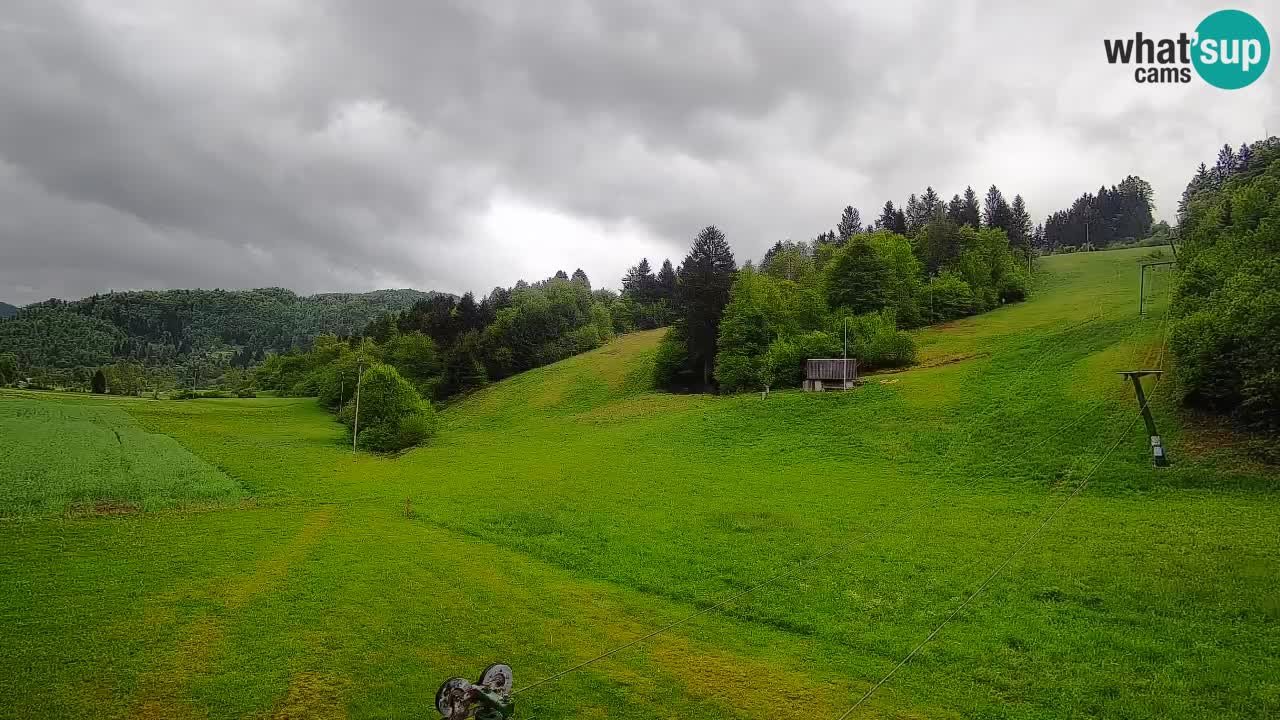 Webcam Smučišče Senožeta – Ski Resort Live View near Bohinj