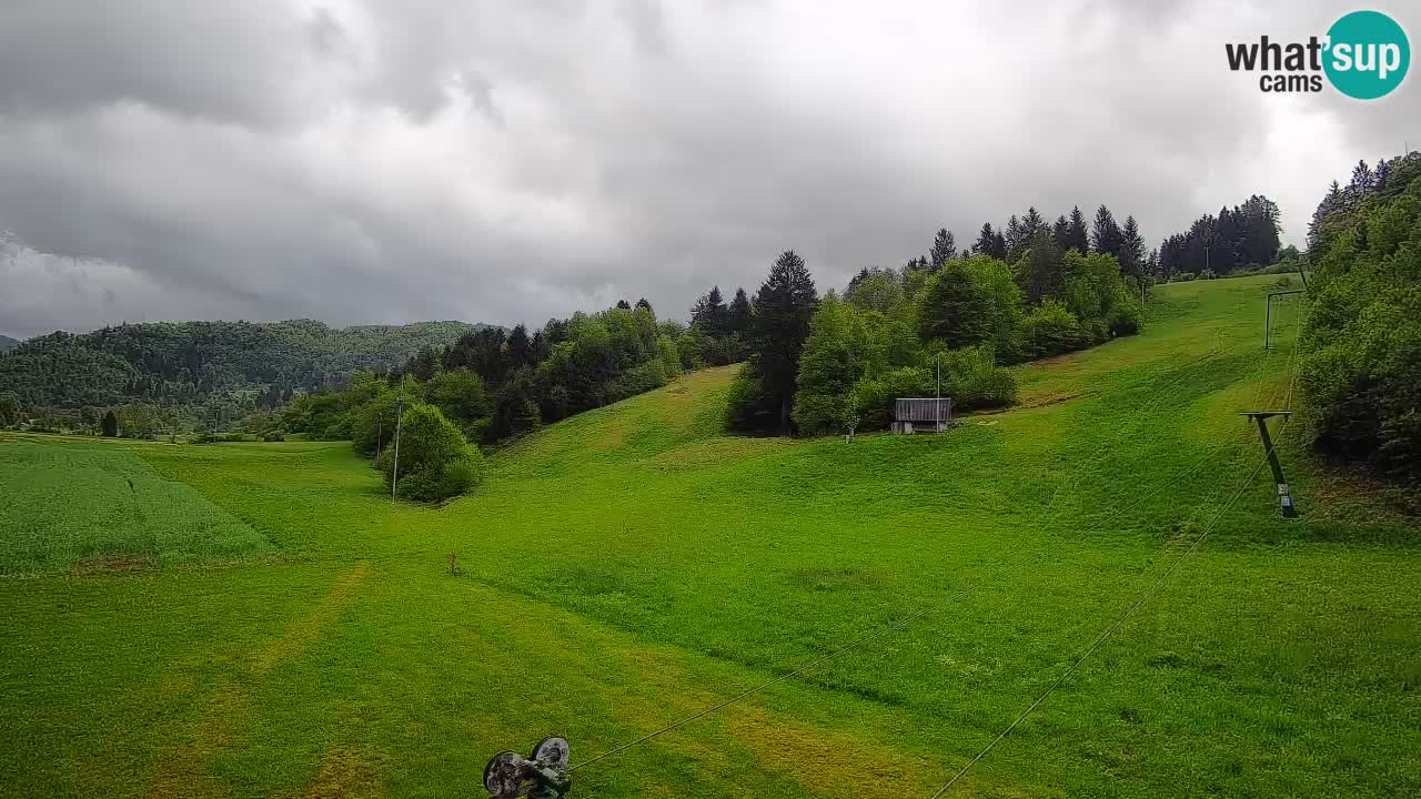 Webcam Smučišče Senožeta – Station de ski à Srednja Vas près de Bohinj