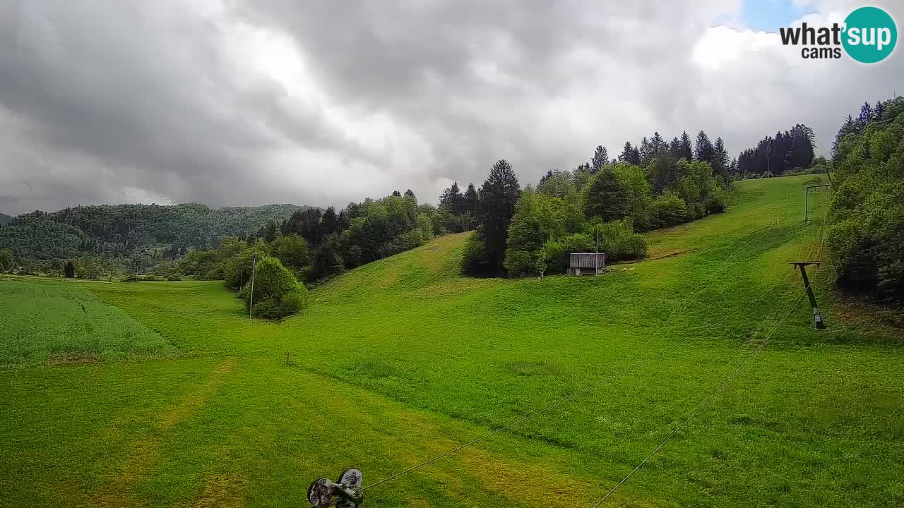 Webcam Smučišče Senožeta – Stazione sciistica a Srednja Vas vicino Bohinj