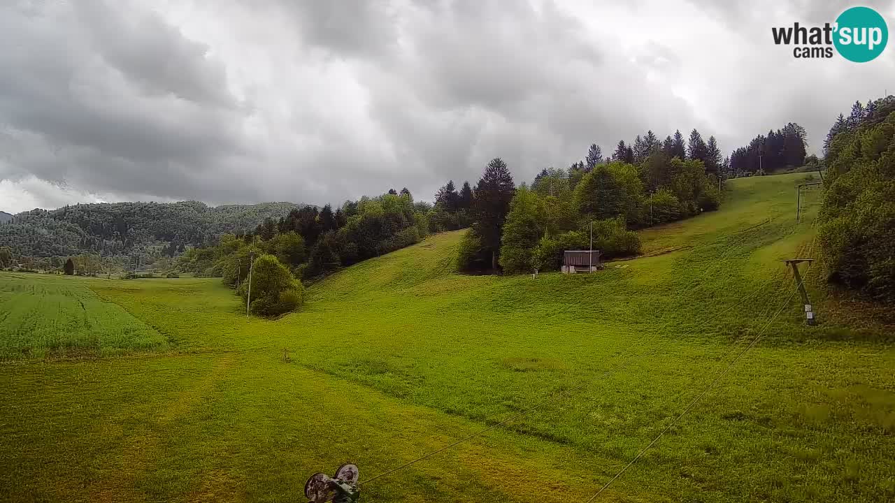 Webcam Smučišče Senožeta – Stazione sciistica a Srednja Vas vicino Bohinj