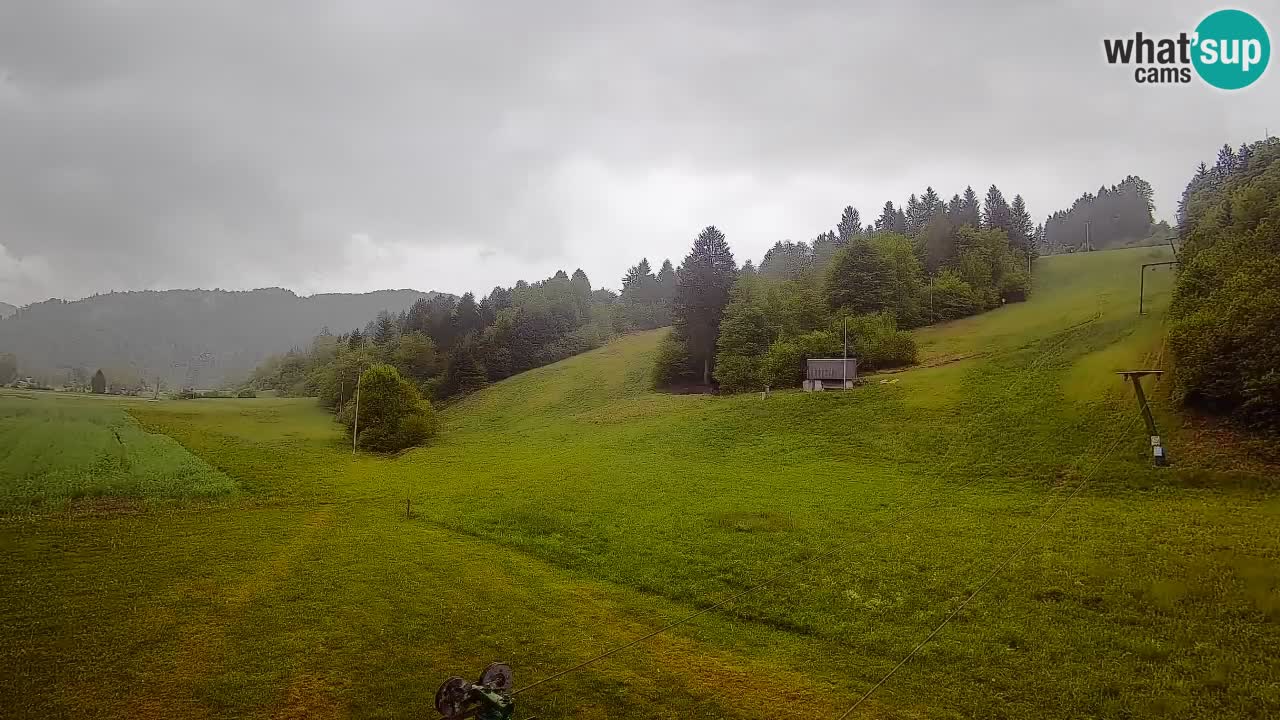Cámara web Smučišče Senožeta – Estación de esquí en Srednja Vas cerca de Bohinj