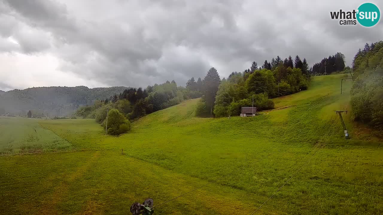 Webcam Smučišče Senožeta – Stazione sciistica a Srednja Vas vicino Bohinj
