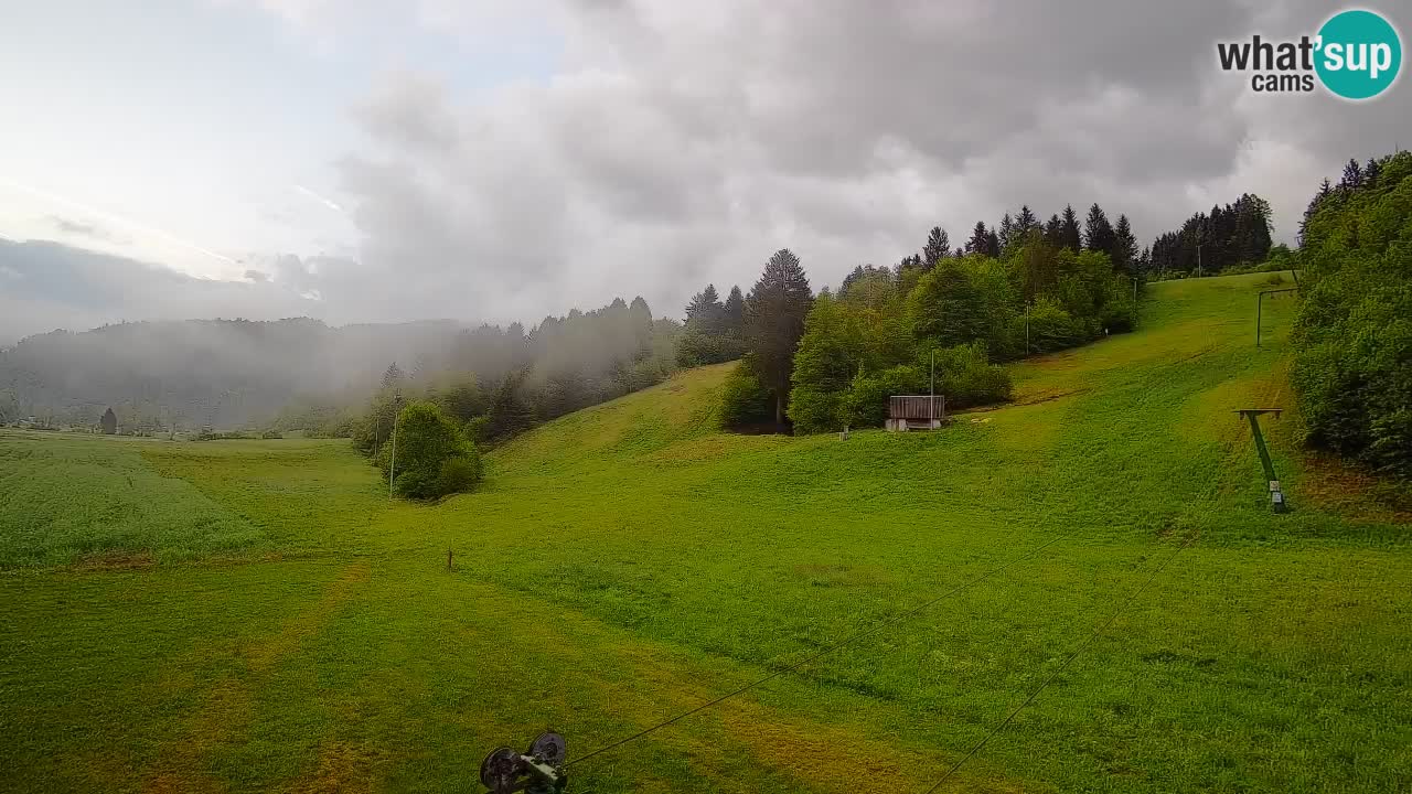 Webcam Smučišče Senožeta – Station de ski à Srednja Vas près de Bohinj