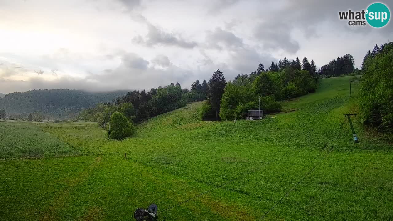 Webcam Smučišče Senožeta – Stazione sciistica a Srednja Vas vicino Bohinj