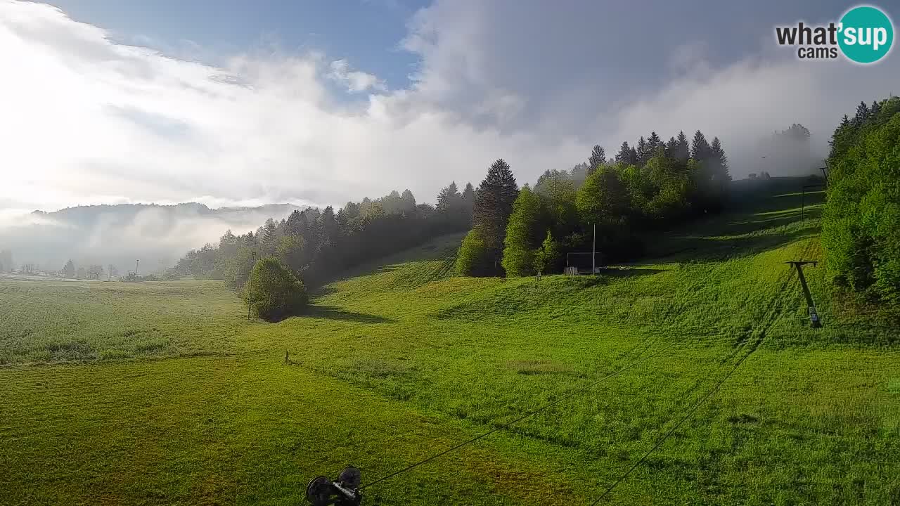 Webcam Smučišče Senožeta – Stazione sciistica a Srednja Vas vicino Bohinj