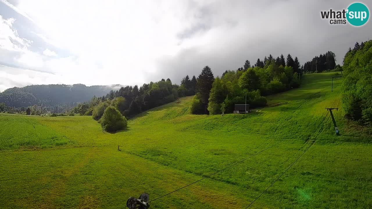 Webcam Smučišče Senožeta – Ski Resort Live View near Bohinj