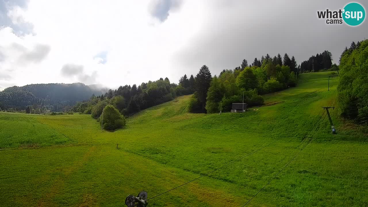 Webcam Smučišče Senožeta – Ski Resort Live View near Bohinj