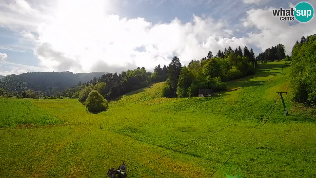 Webcam Smučišče Senožeta – Ski Resort Live View near Bohinj