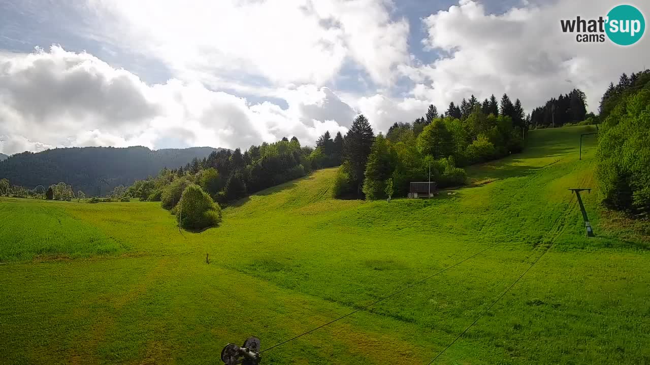 Webcam Smučišče Senožeta – Ski Resort Live View near Bohinj