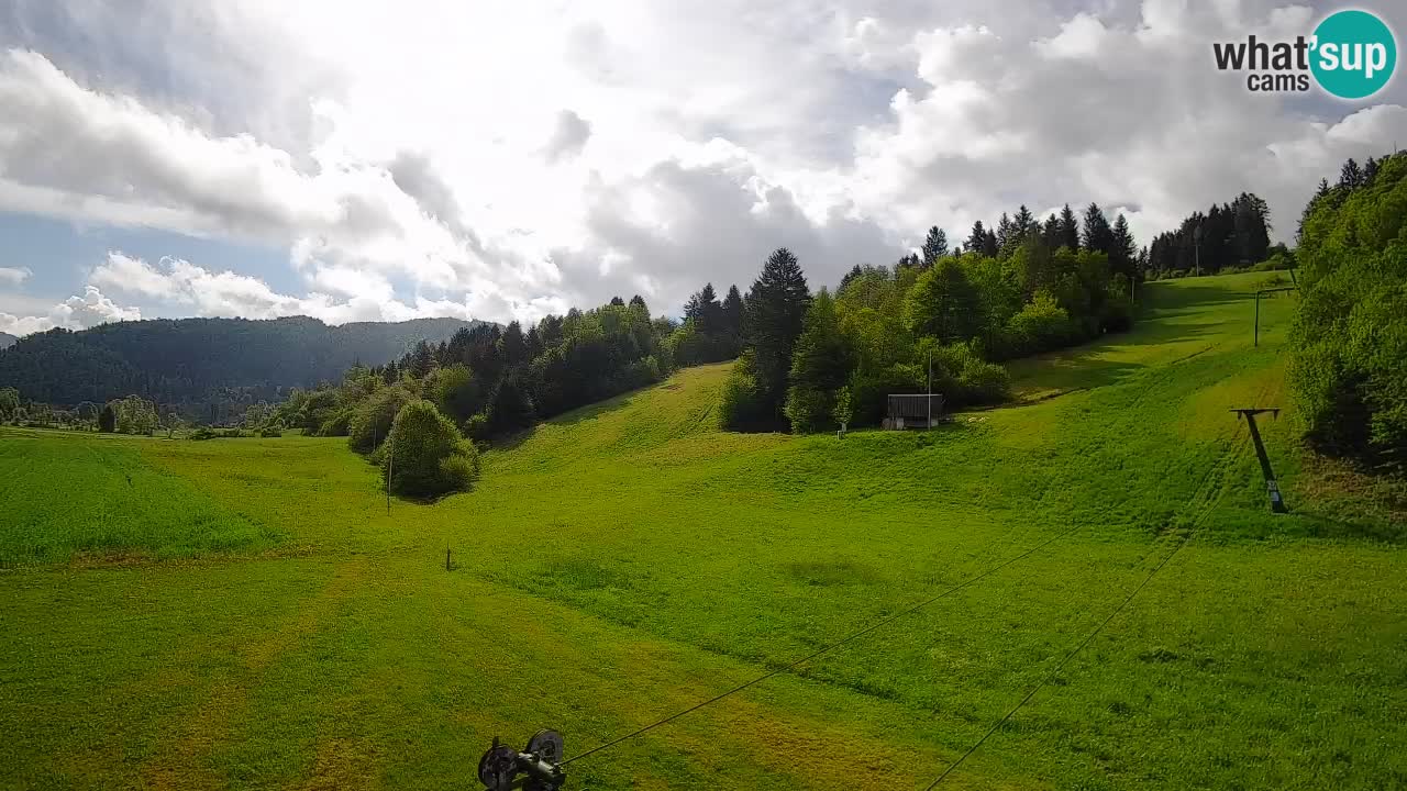 Webcam Smučišče Senožeta – Ski Resort Live View near Bohinj
