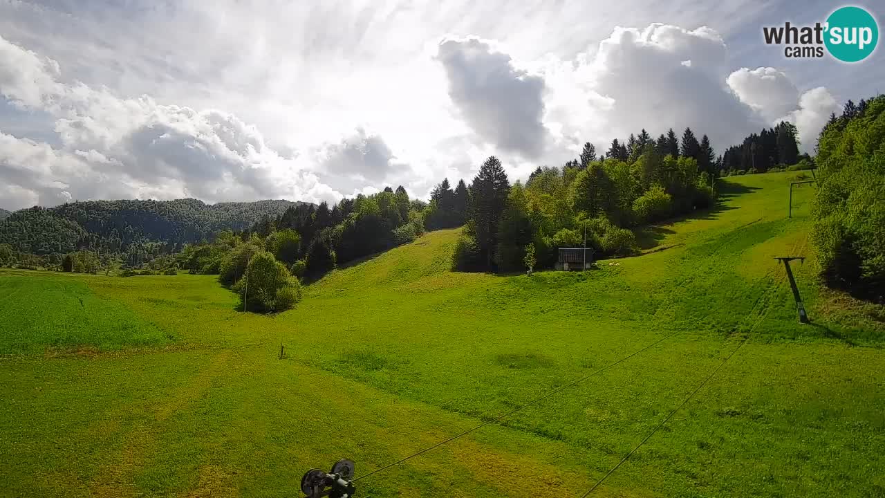 Webcam Smučišče Senožeta – Ski Resort Live View near Bohinj