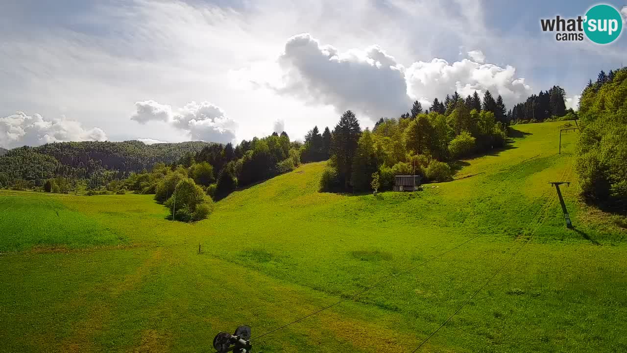 Webcam Smučišče Senožeta – Ski Resort Live View near Bohinj