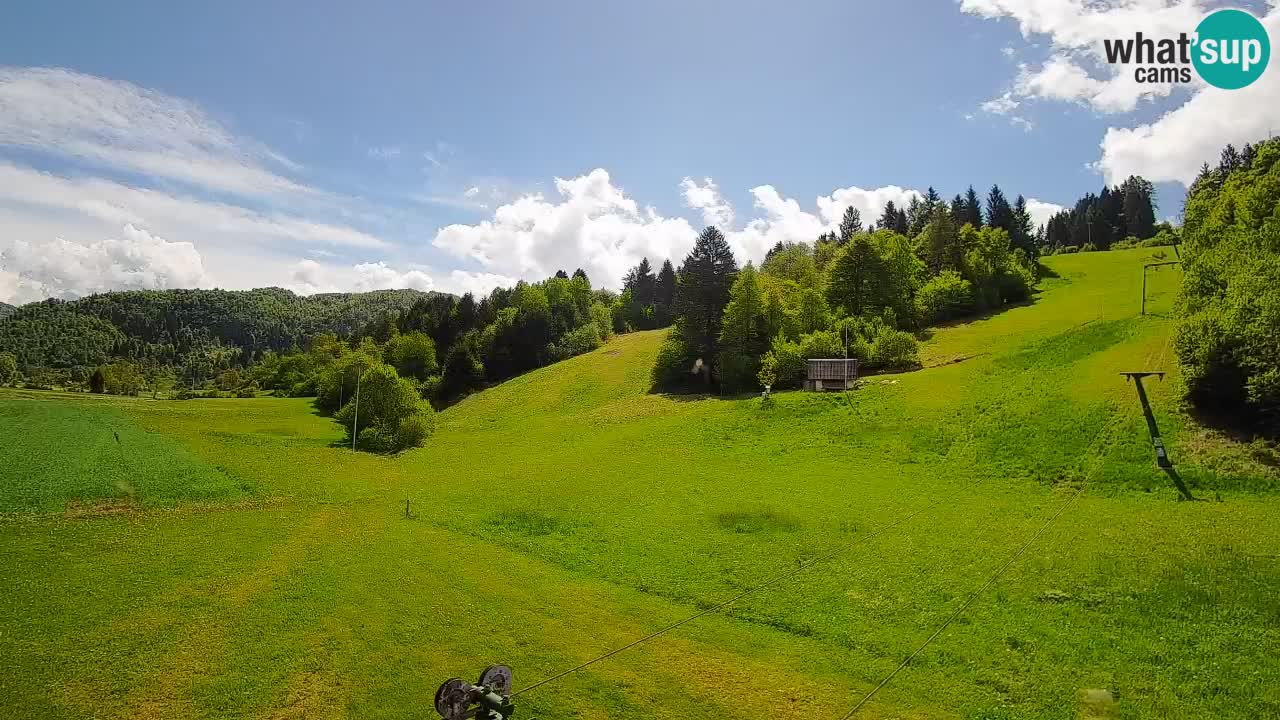 Webcam Smučišče Senožeta – Ski Resort Live View near Bohinj