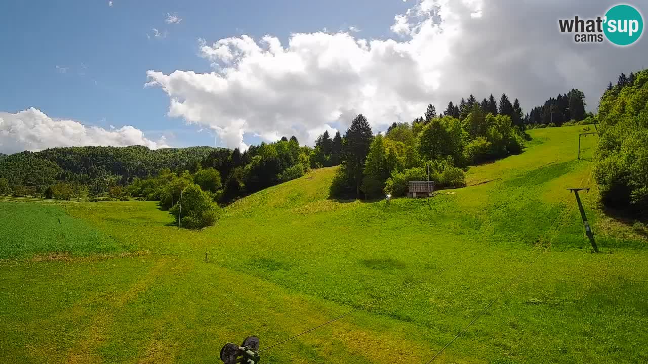 Webcam Smučišče Senožeta – Stazione sciistica a Srednja Vas vicino Bohinj