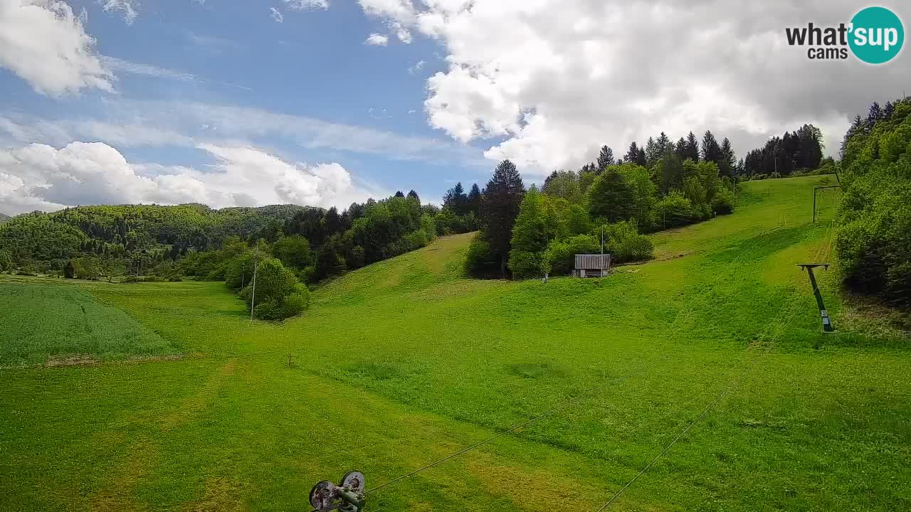 Webcam Smučišče Senožeta – Ski Resort Live View near Bohinj