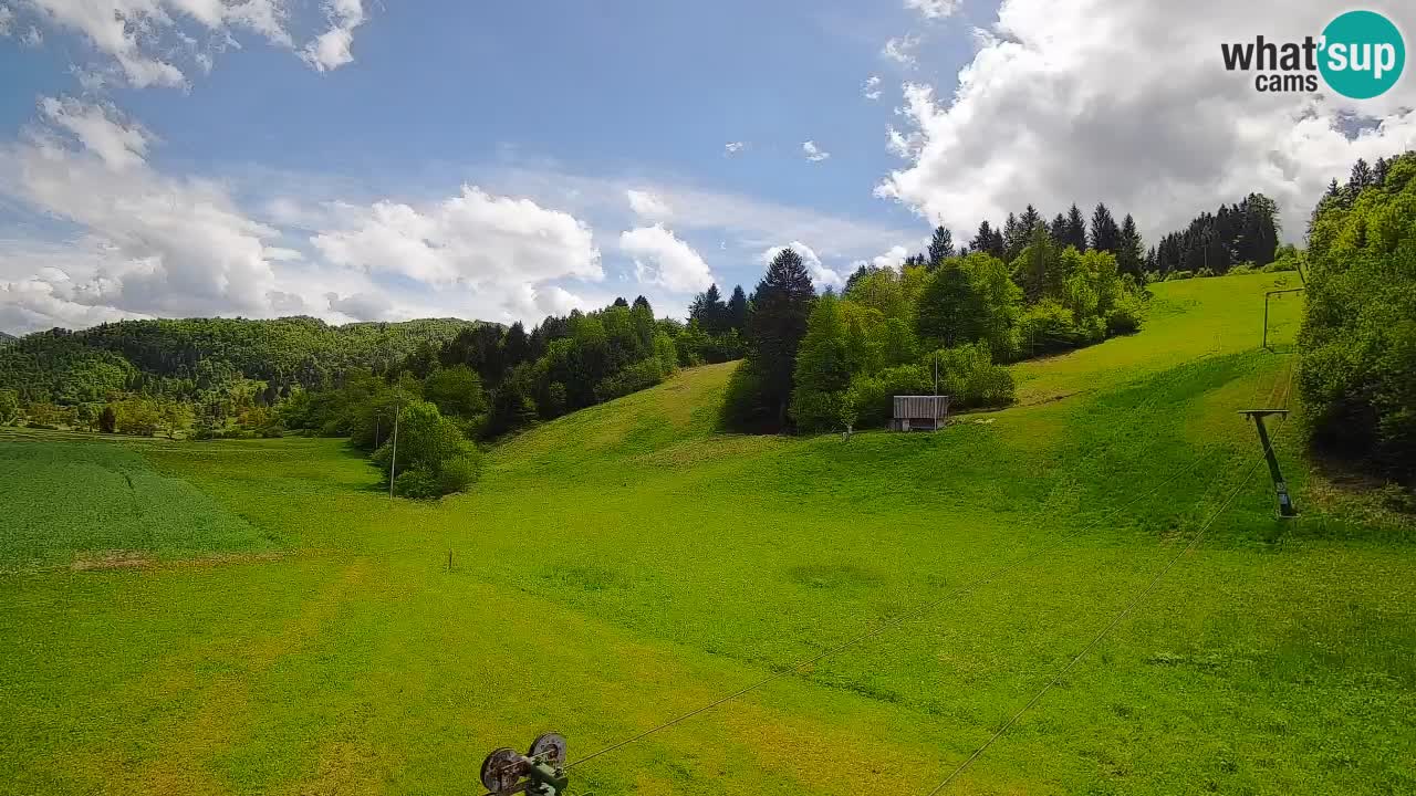 Webcam Smučišče Senožeta – Ski Resort Live View near Bohinj