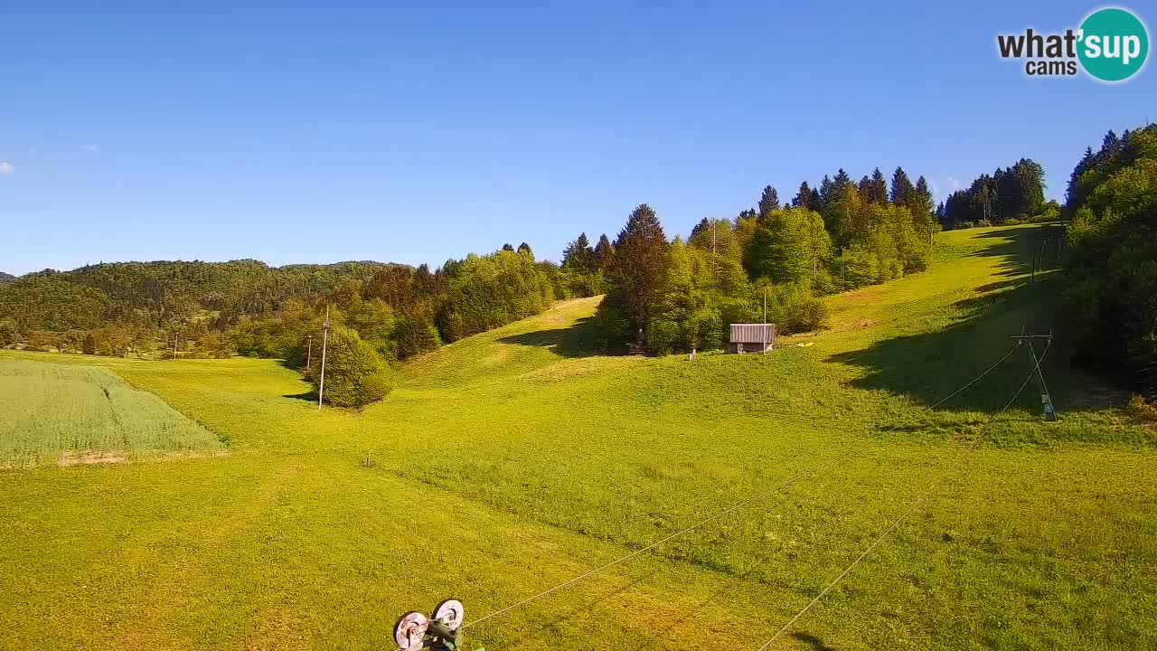 Webcam Smučišče Senožeta – Station de ski à Srednja Vas près de Bohinj
