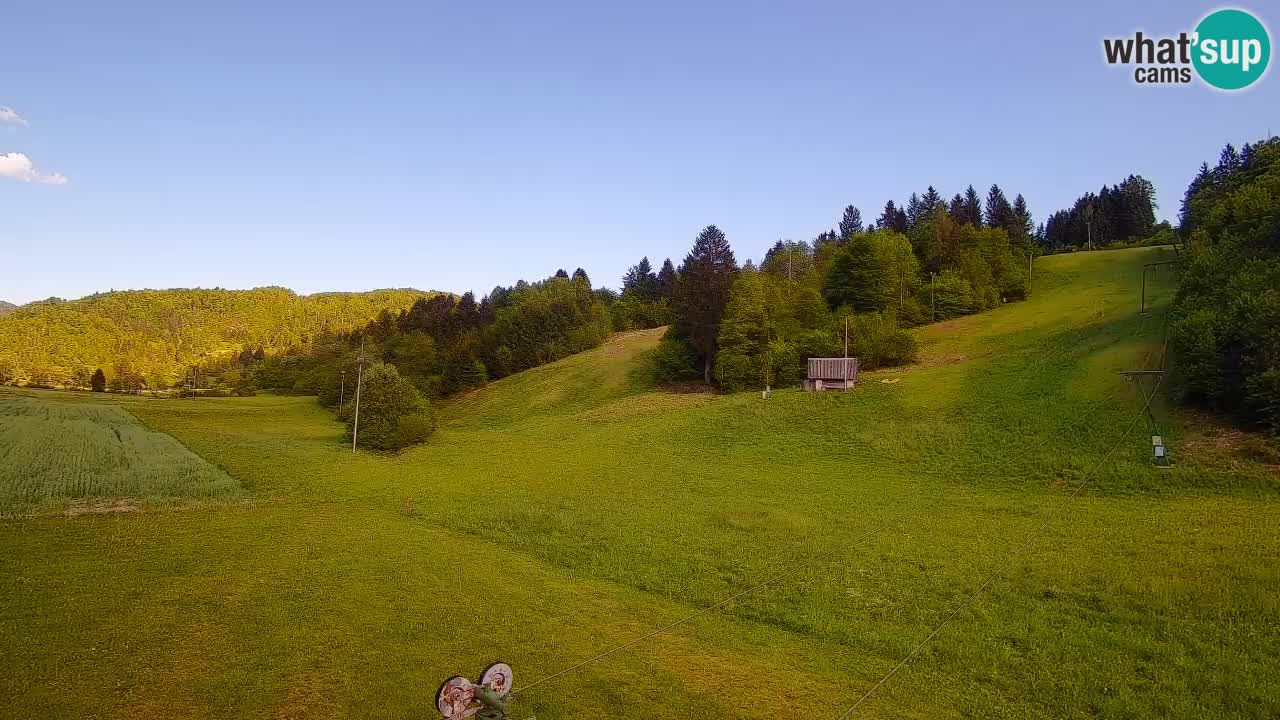Webcam Smučišče Senožeta – Station de ski à Srednja Vas près de Bohinj