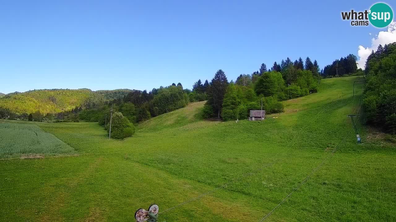 Webcam Smučišče Senožeta – Ski Resort Live View near Bohinj