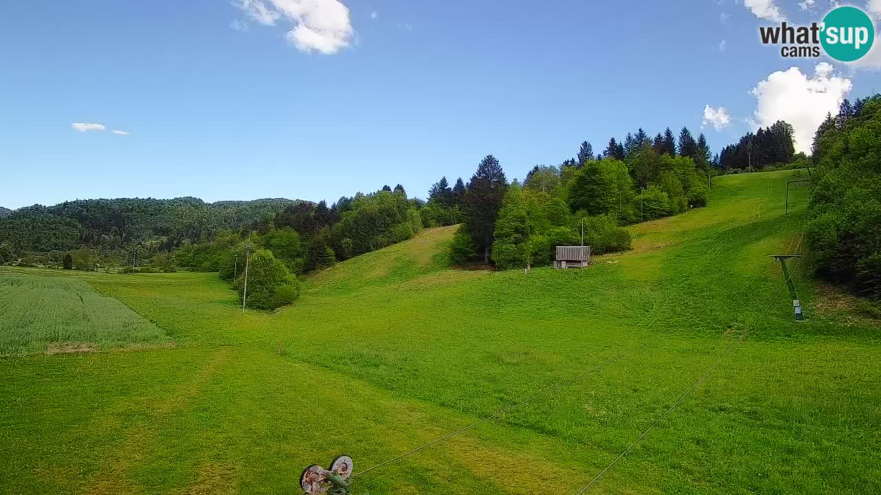 Webcam Smučišče Senožeta – Stazione sciistica a Srednja Vas vicino Bohinj