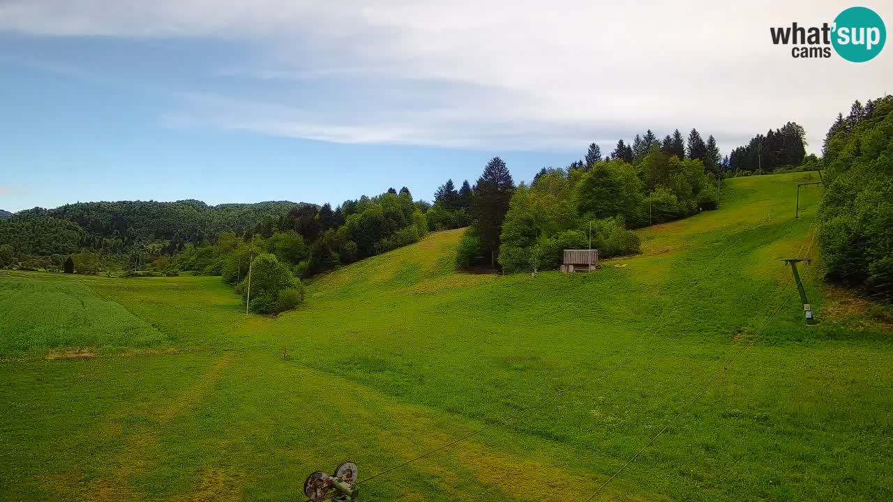 Cámara web Smučišče Senožeta – Estación de esquí en Srednja Vas cerca de Bohinj