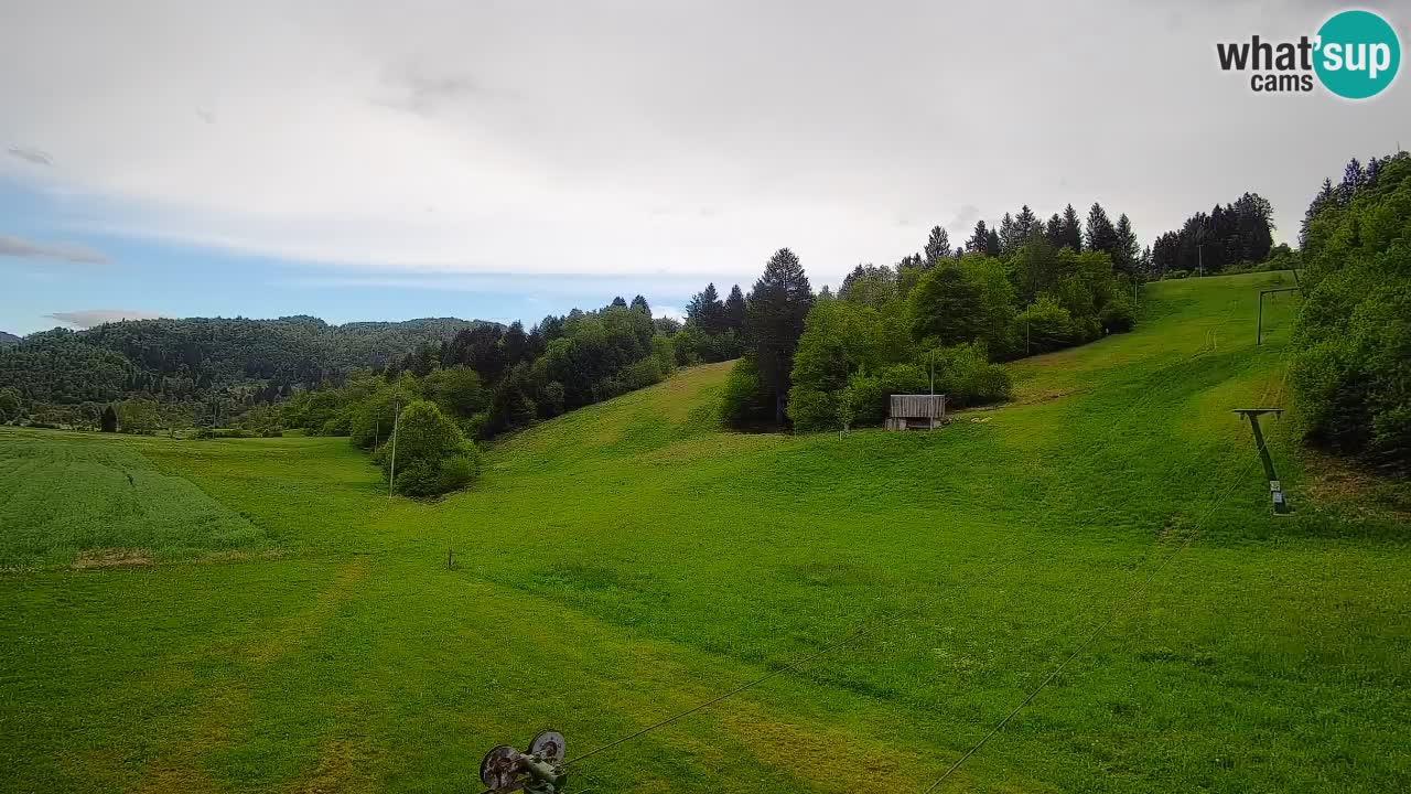 Webcam Smučišče Senožeta – Ski Resort Live View near Bohinj