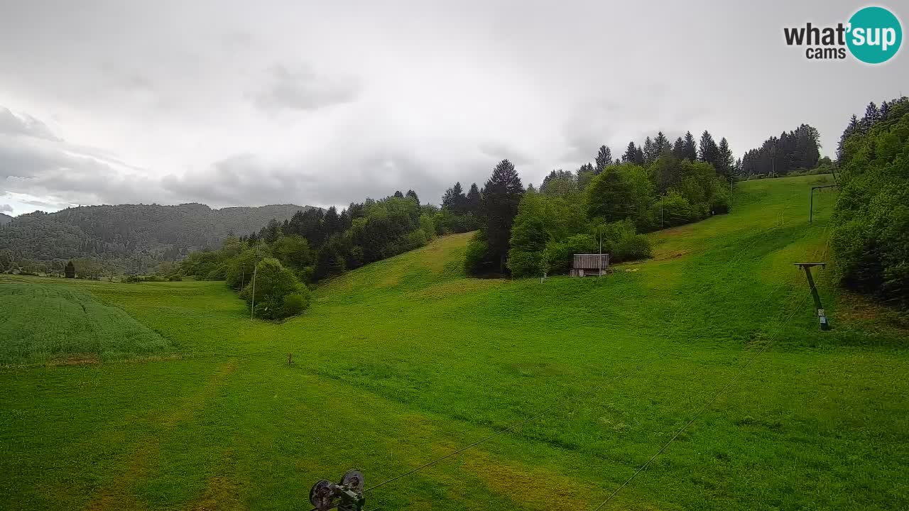 Webcam Smučišče Senožeta – Station de ski à Srednja Vas près de Bohinj