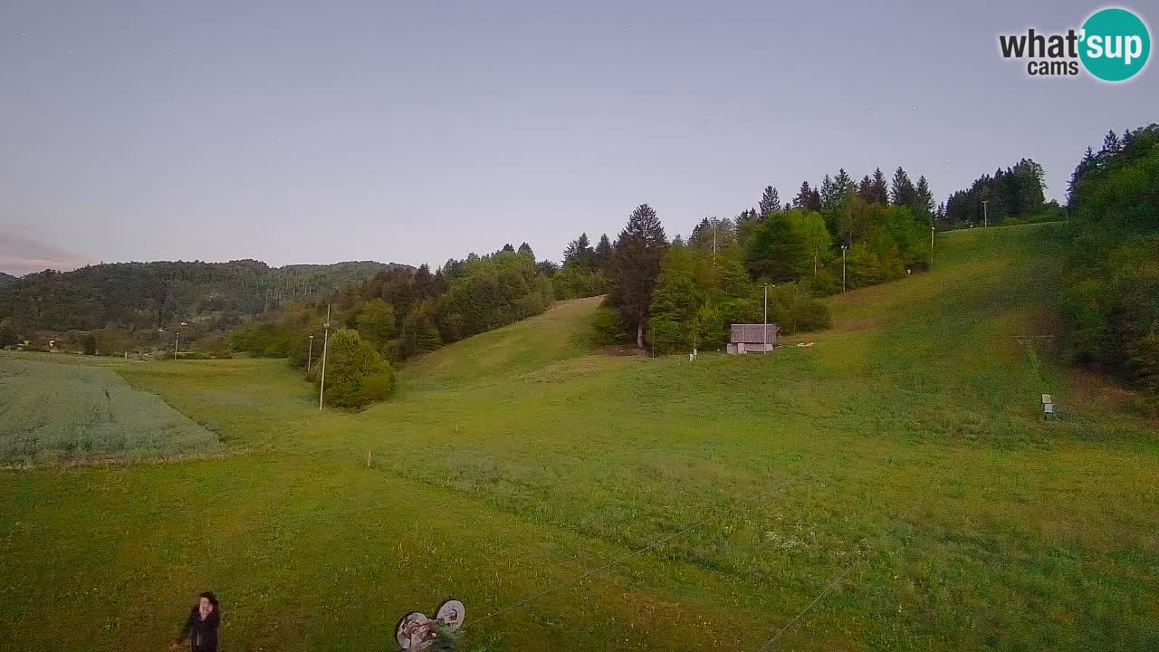 Webcam Smučišče Senožeta – Station de ski à Srednja Vas près de Bohinj