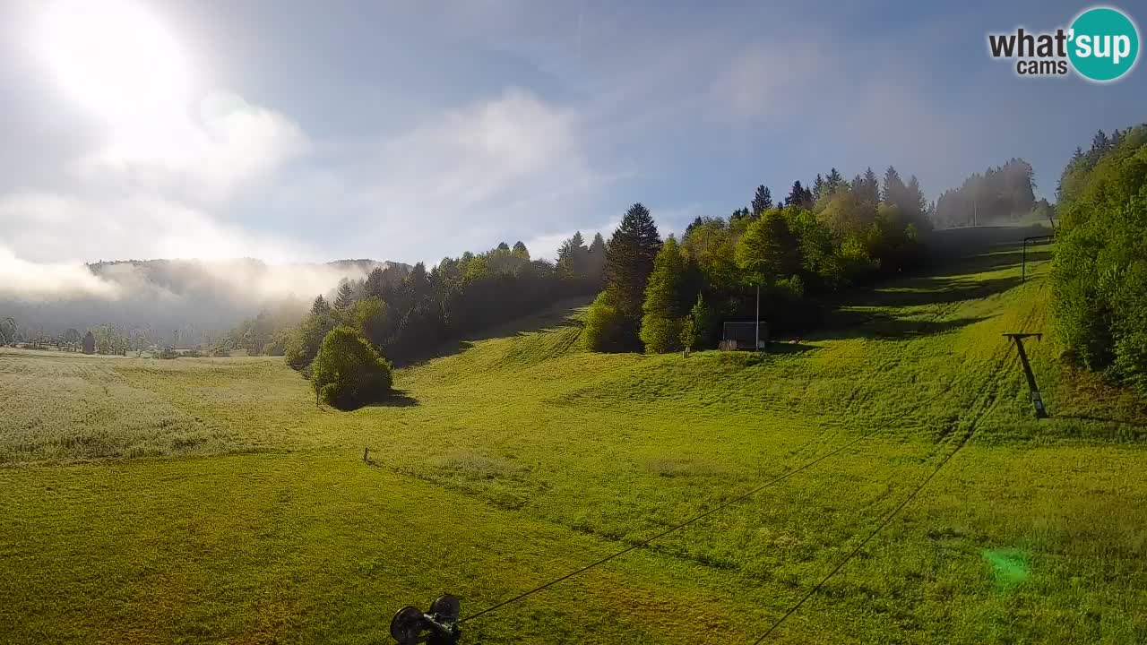 Webcam Smučišče Senožeta – Ski Resort Live View near Bohinj