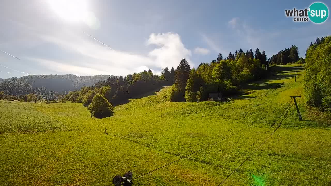 Webcam Smučišče Senožeta – Ski Resort Live View near Bohinj