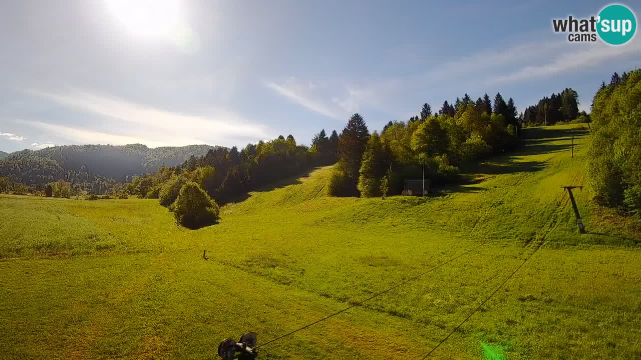 Webcam Smučišče Senožeta – Station de ski à Srednja Vas près de Bohinj