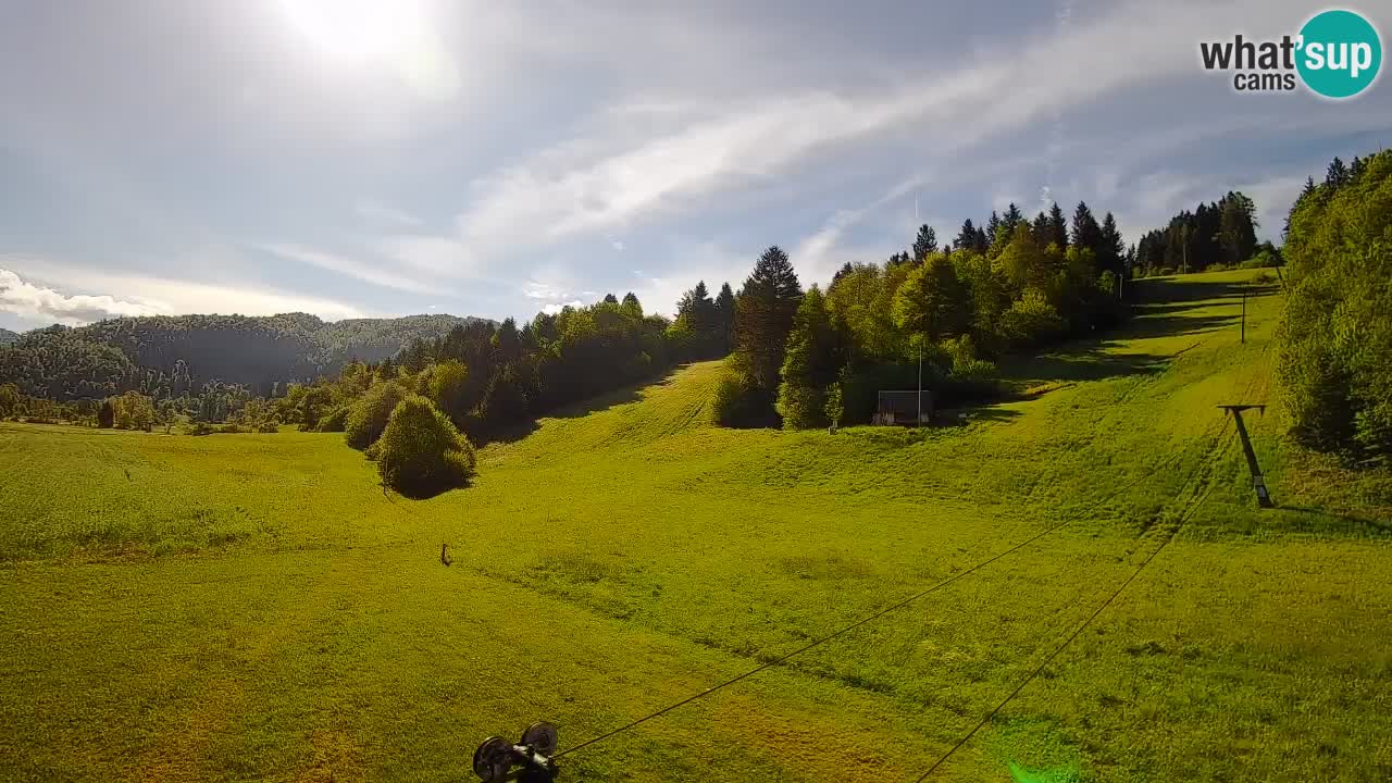 Webcam Smučišče Senožeta – Ski Resort Live View near Bohinj