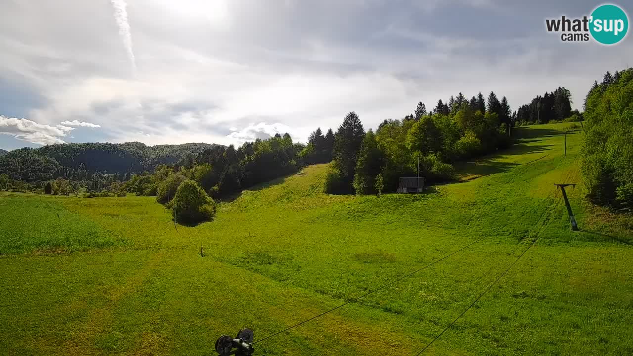 Webcam Smučišče Senožeta – Station de ski à Srednja Vas près de Bohinj