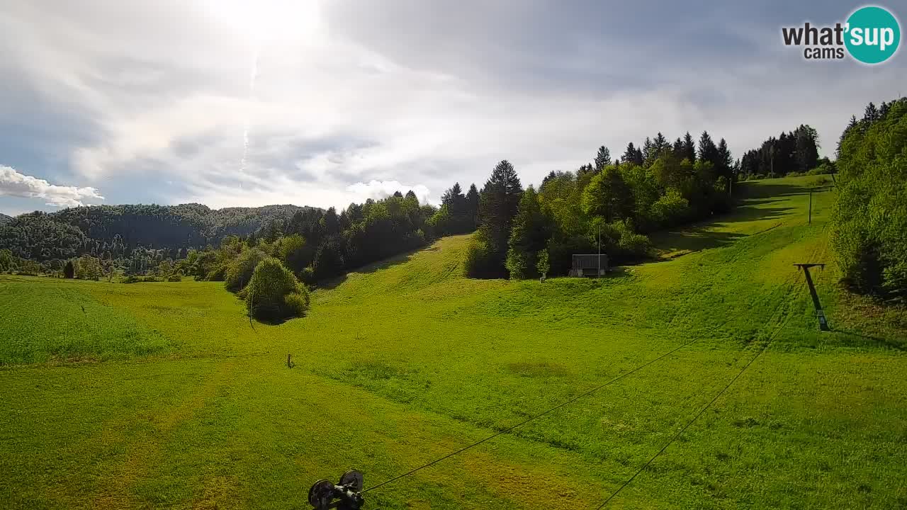 Webcam Smučišče Senožeta – Station de ski à Srednja Vas près de Bohinj
