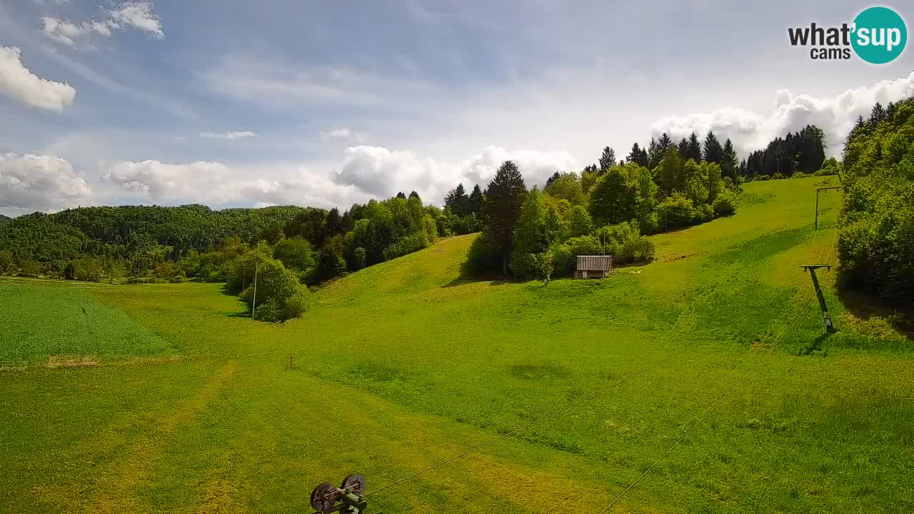 Cámara web Smučišče Senožeta – Estación de esquí en Srednja Vas cerca de Bohinj