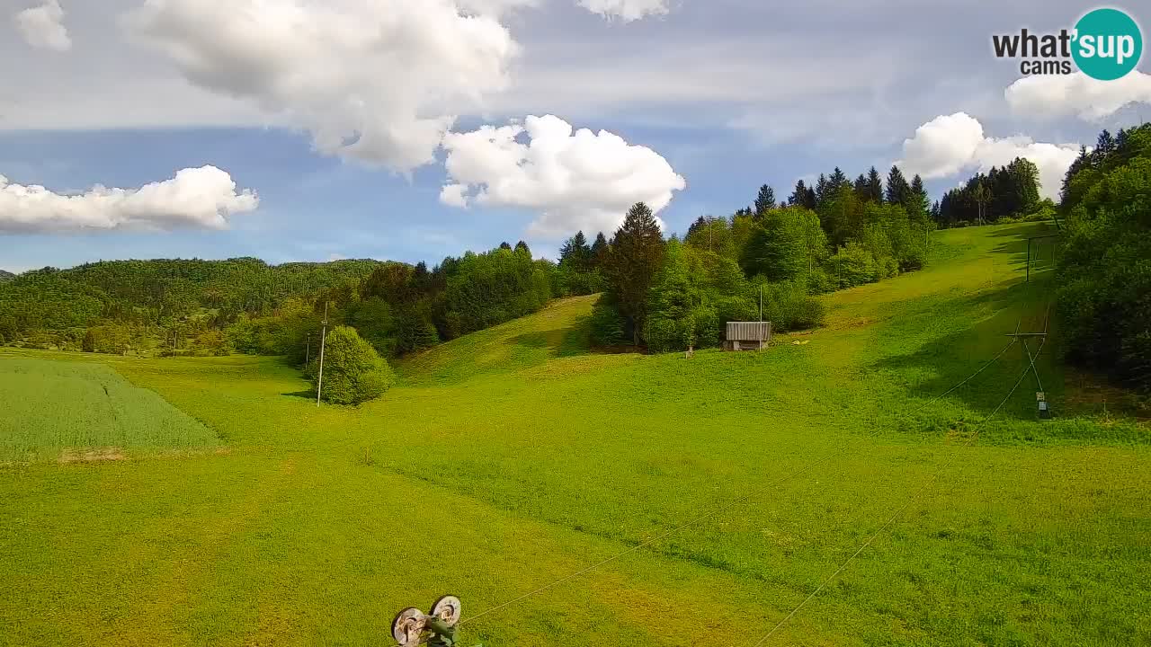 Web kamera Smučišče Senožeta – Skijalište u Srednjoj Vasi kod Bohinja
