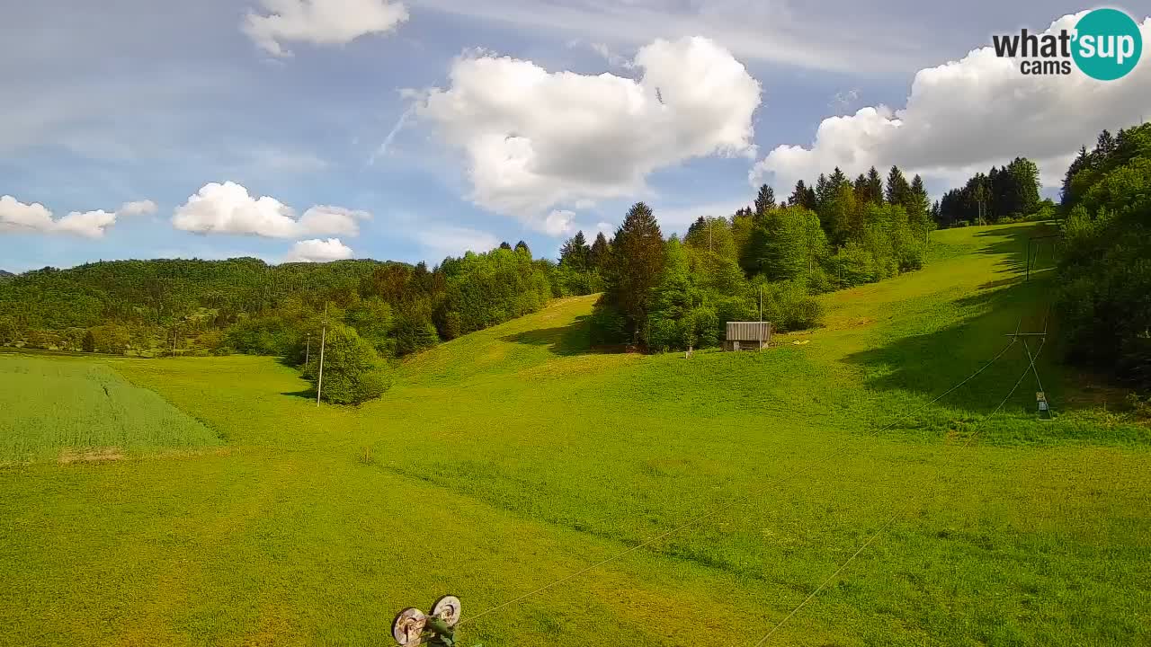 Web kamera Smučišče Senožeta – Skijalište u Srednjoj Vasi kod Bohinja
