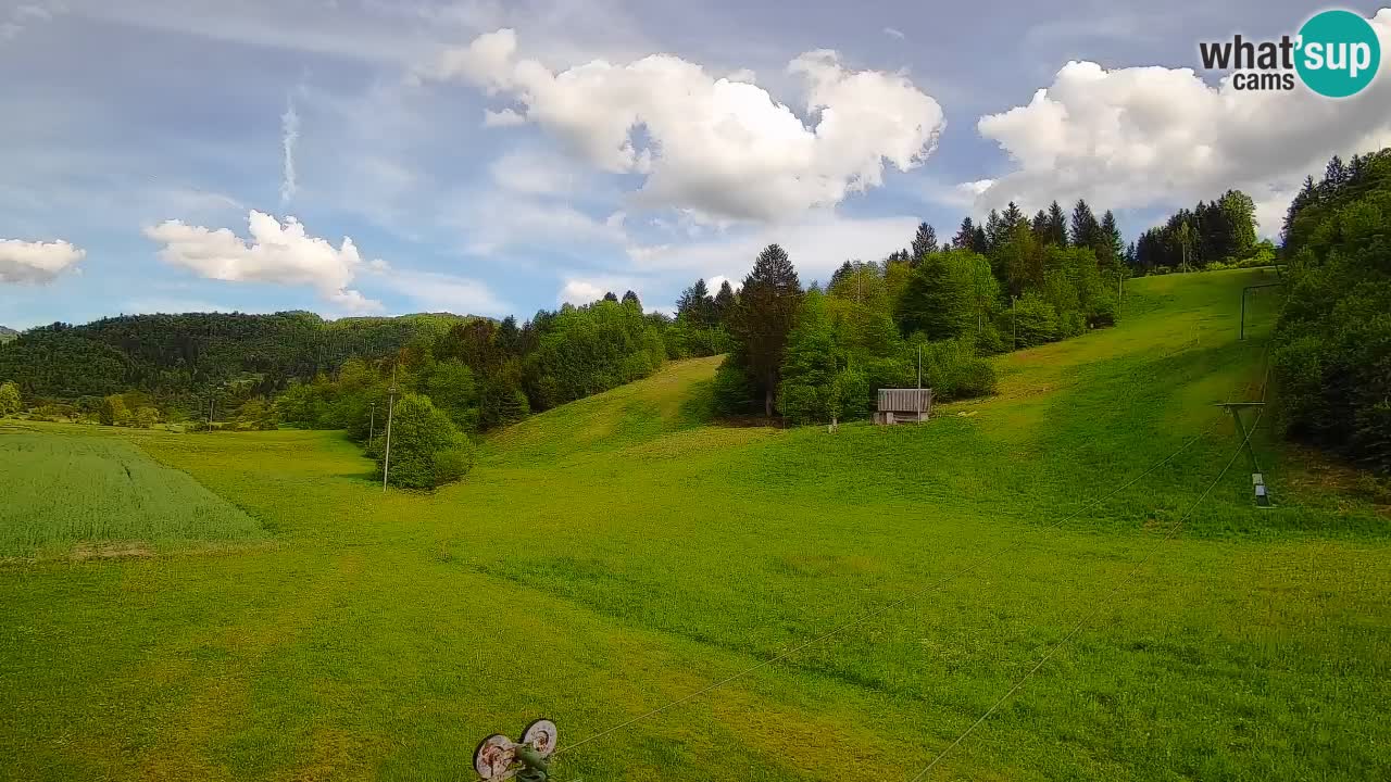 Web kamera Smučišče Senožeta – Skijalište u Srednjoj Vasi kod Bohinja