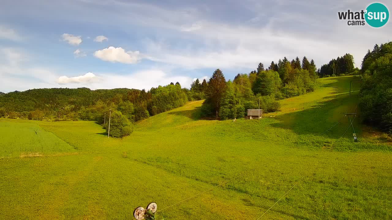 Webcam Smučišče Senožeta – Station de ski à Srednja Vas près de Bohinj