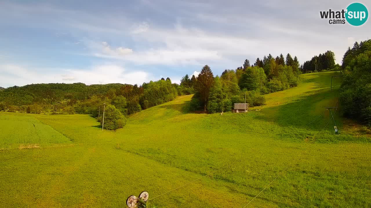 Webcam Smučišče Senožeta – Stazione sciistica a Srednja Vas vicino Bohinj