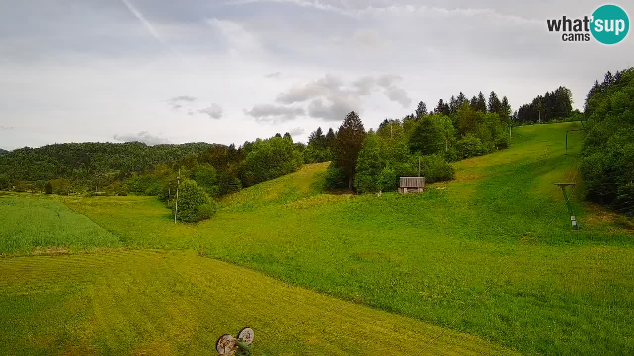 Webcam Smučišče Senožeta – Station de ski à Srednja Vas près de Bohinj