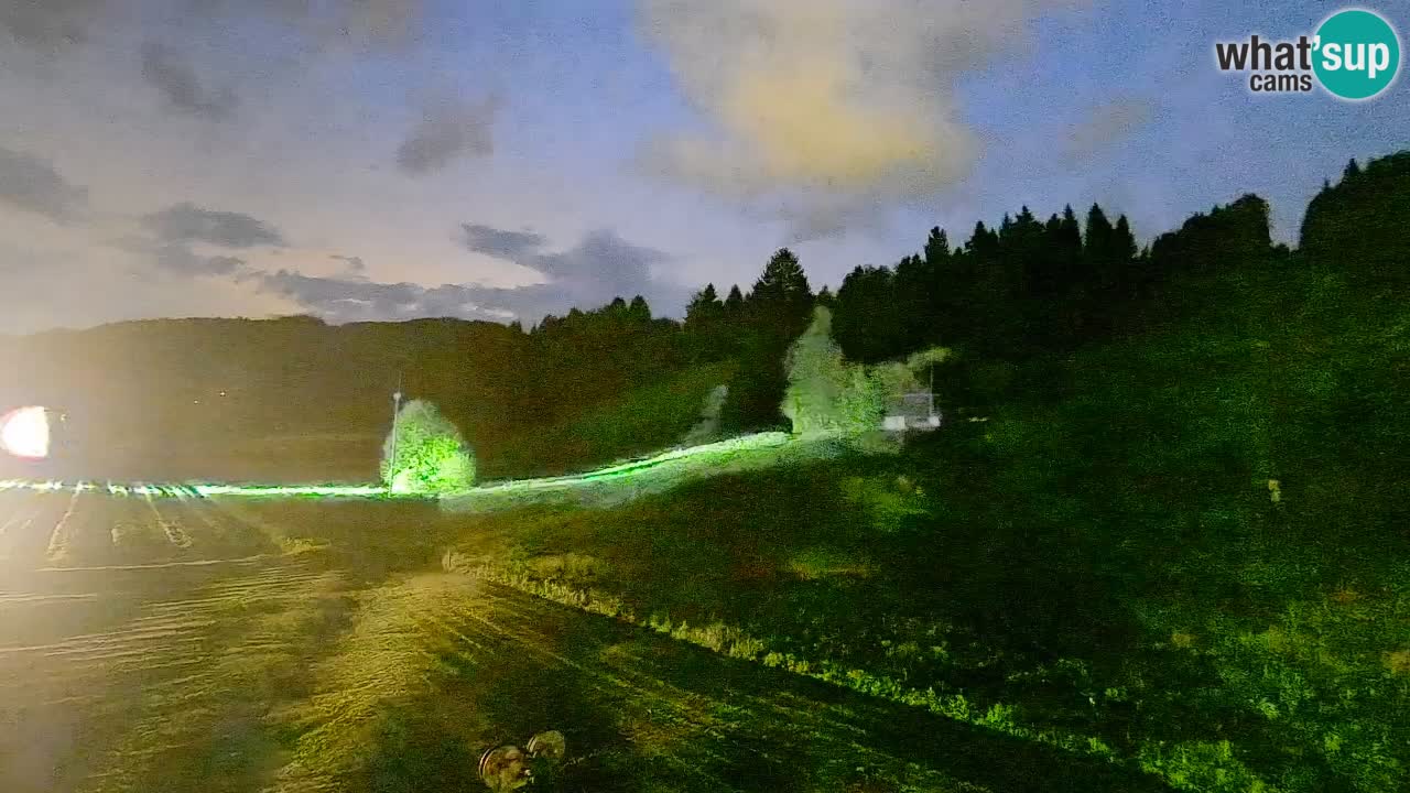 Cámara web Smučišče Senožeta – Estación de esquí en Srednja Vas cerca de Bohinj