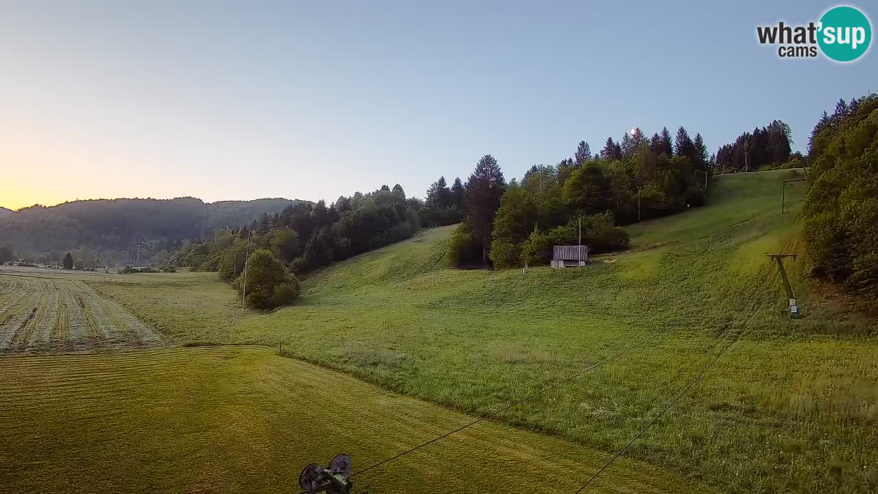 Webcam Smučišče Senožeta – Ski Resort Live View near Bohinj
