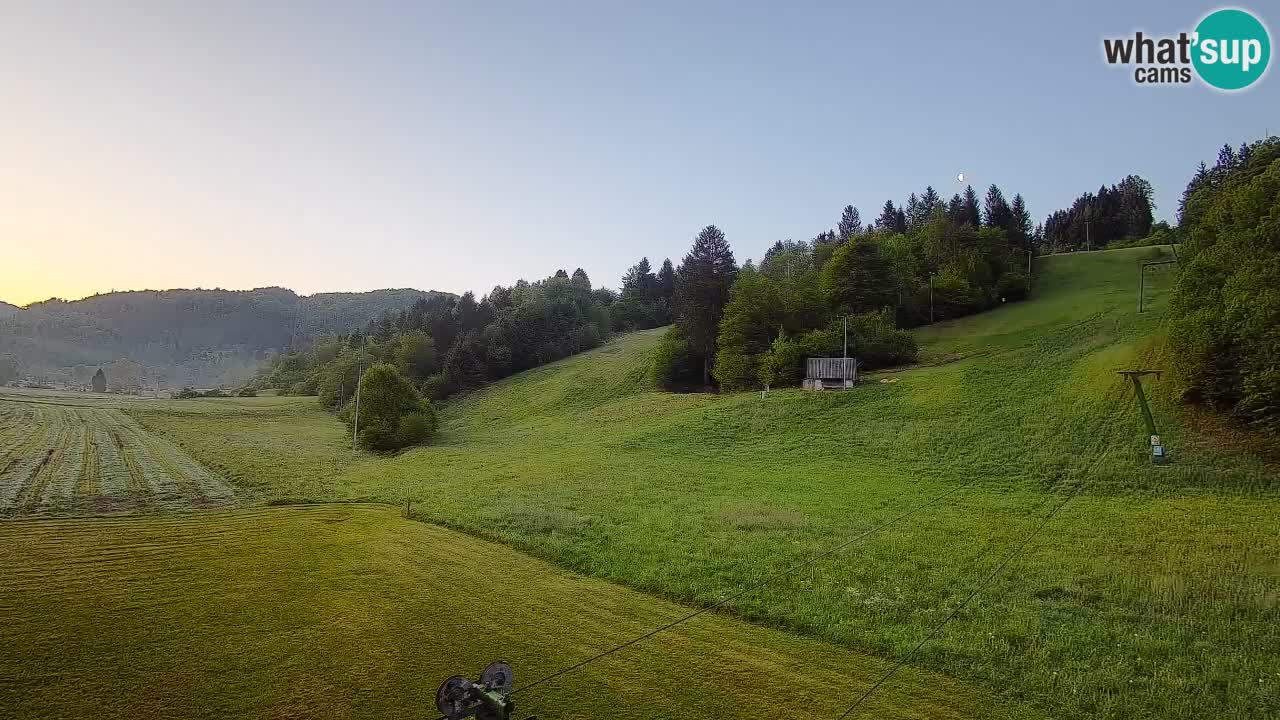 Webcam Smučišče Senožeta – Ski Resort Live View near Bohinj