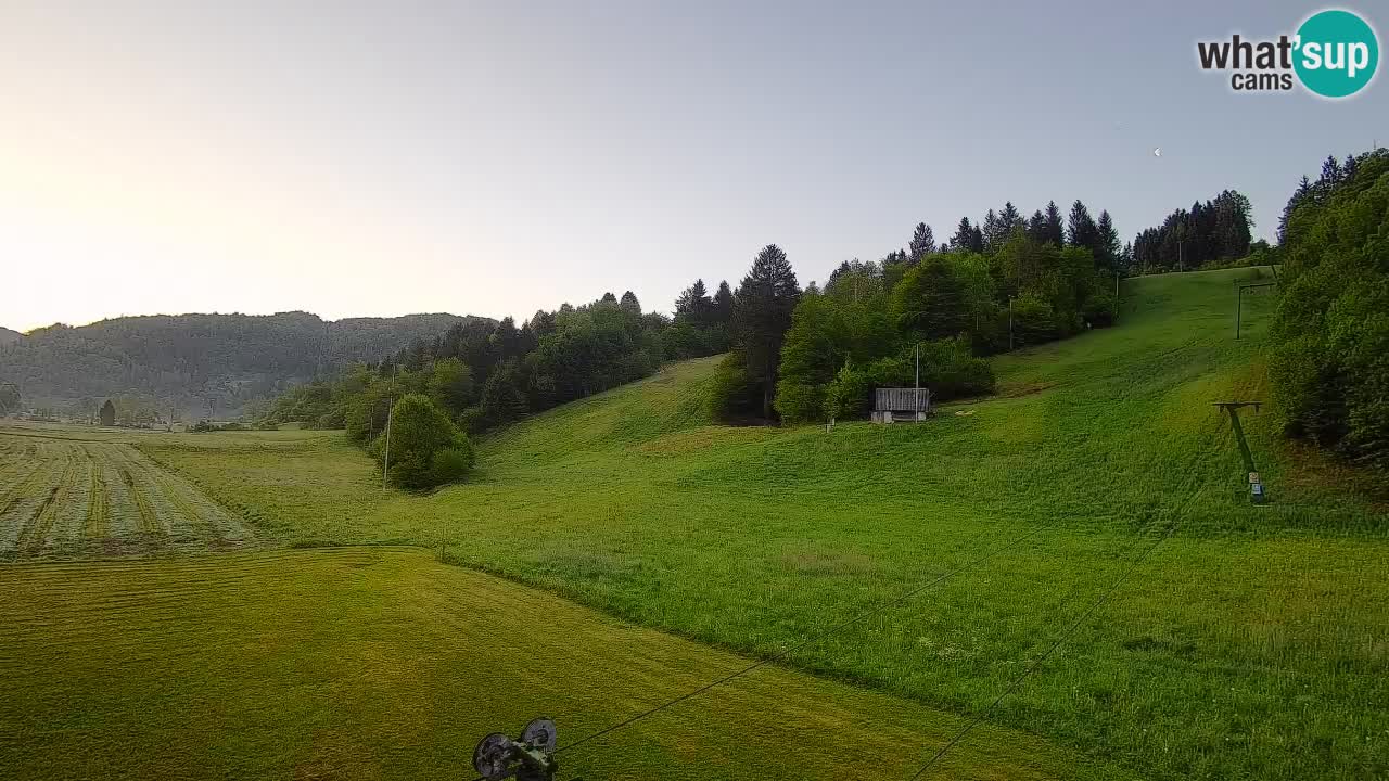Cámara web Smučišče Senožeta – Estación de esquí en Srednja Vas cerca de Bohinj