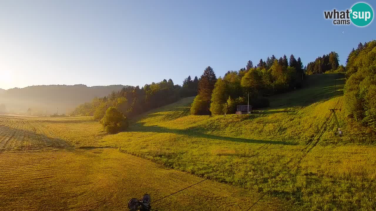 Webcam Smučišče Senožeta – Ski Resort Live View near Bohinj