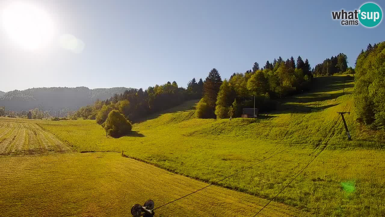 Webcam Smučišče Senožeta – Stazione sciistica a Srednja Vas vicino Bohinj
