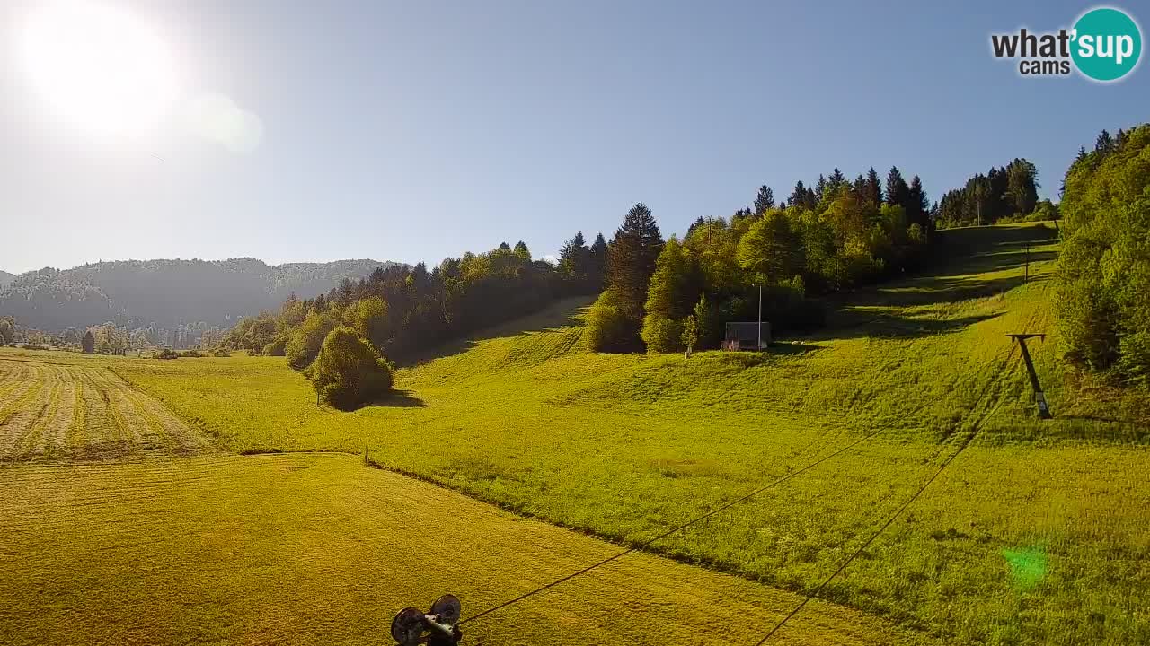 Webcam Smučišče Senožeta – Stazione sciistica a Srednja Vas vicino Bohinj