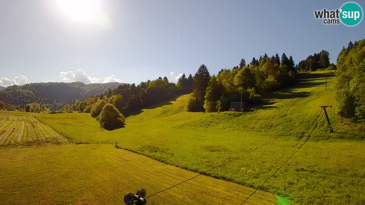 Webcam Smučišče Senožeta – Stazione sciistica a Srednja Vas vicino Bohinj