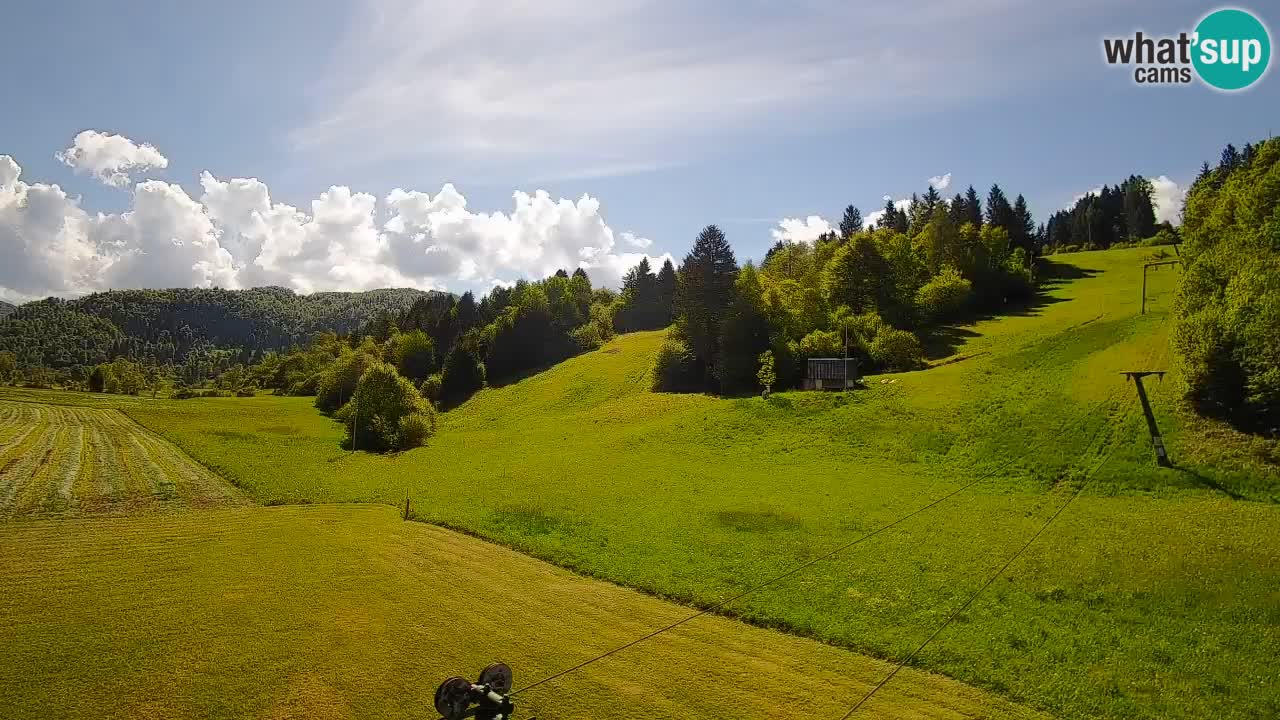 Webcam Smučišče Senožeta – Ski Resort Live View near Bohinj
